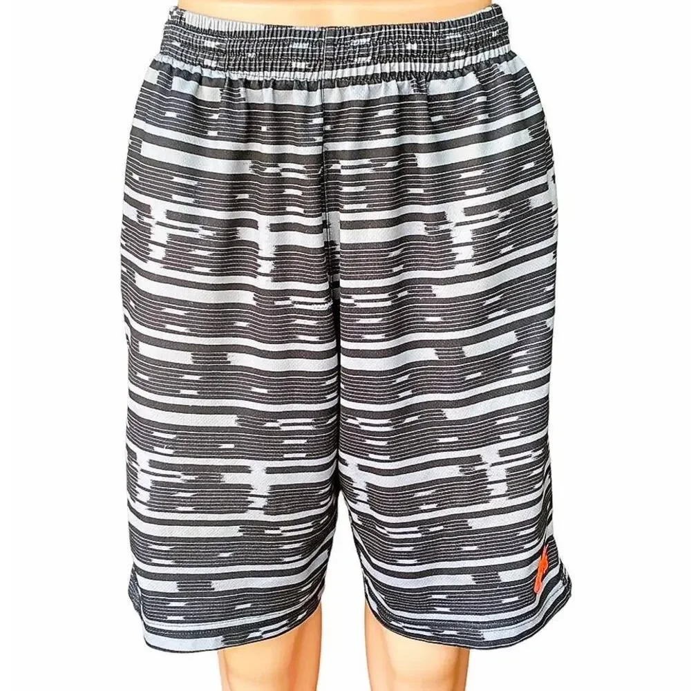 NIKE SB Black & Gray Activewear Basketball Shorts ~ Boys Size LARGE